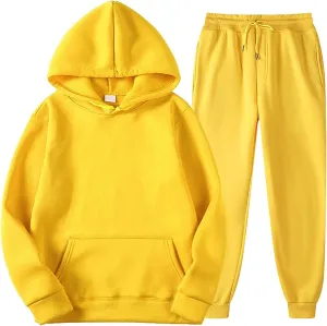 2Pcs Outfits Men's And Women's Sports Tracksuits Long Sleeve Pullover Hoodies,2024 Tall and Big Mens Winter