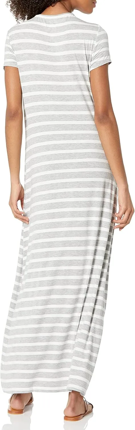 Amazon Essentials Women's Short-Sleeve Maxi Dress