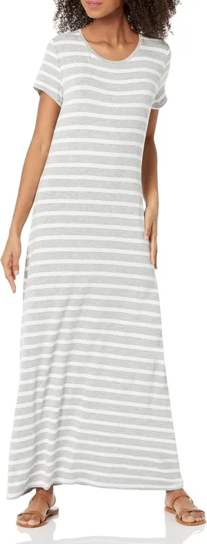 Amazon Essentials Women's Short-Sleeve Maxi Dress