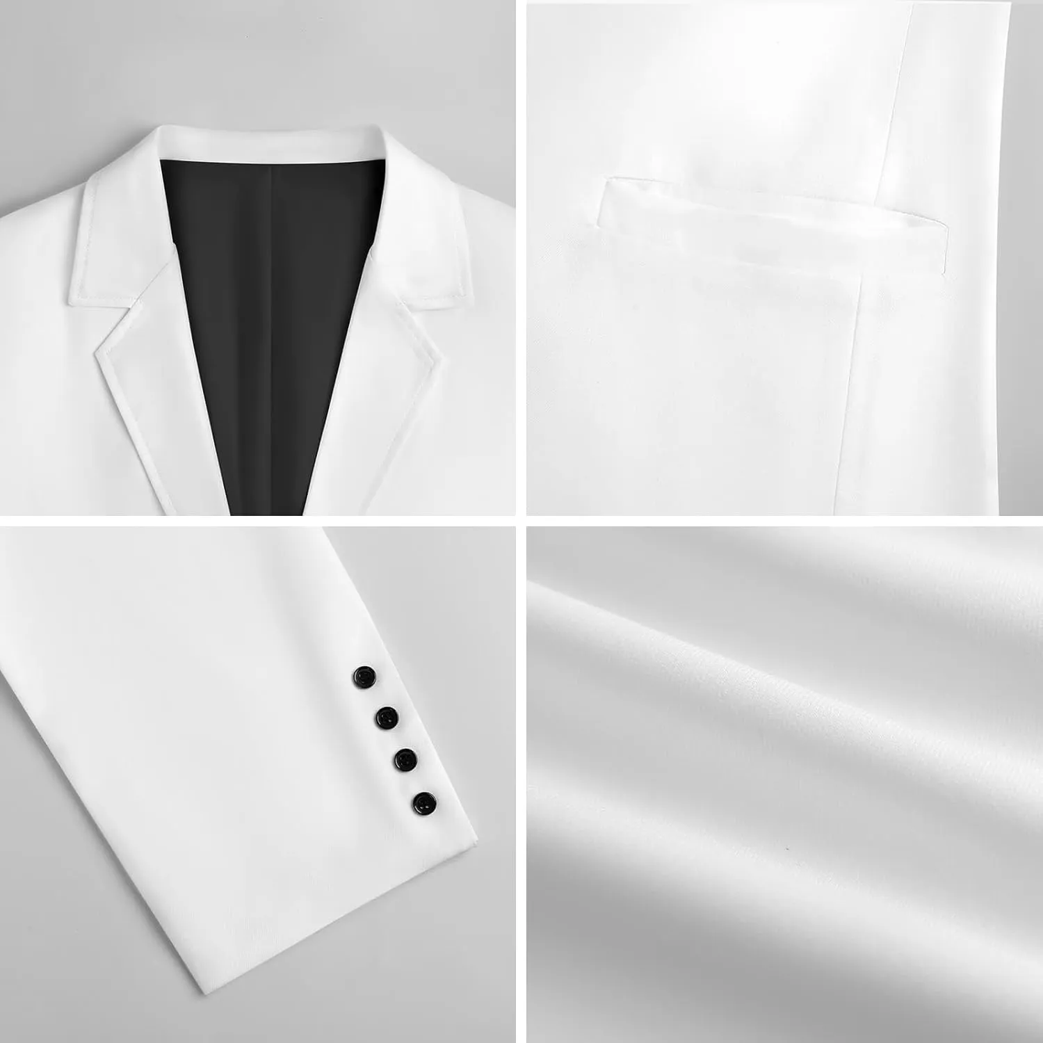 Autism Puzzled Men's Fashion Slim Fit Casual Print Button Suit Jacket Notched Lapel Blazer