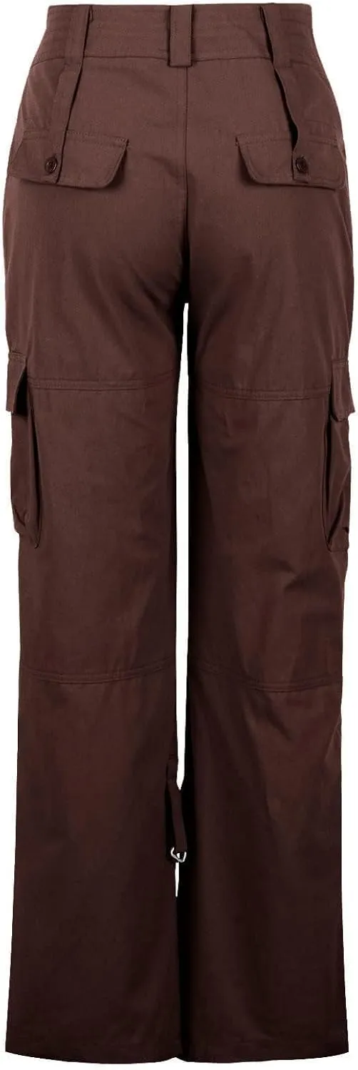 Bengbobar Cargo Pants Women Wide Leg Trousers Women Y2k Fashion Pants Straight Casual Pants Tactical Trousers with Pockets