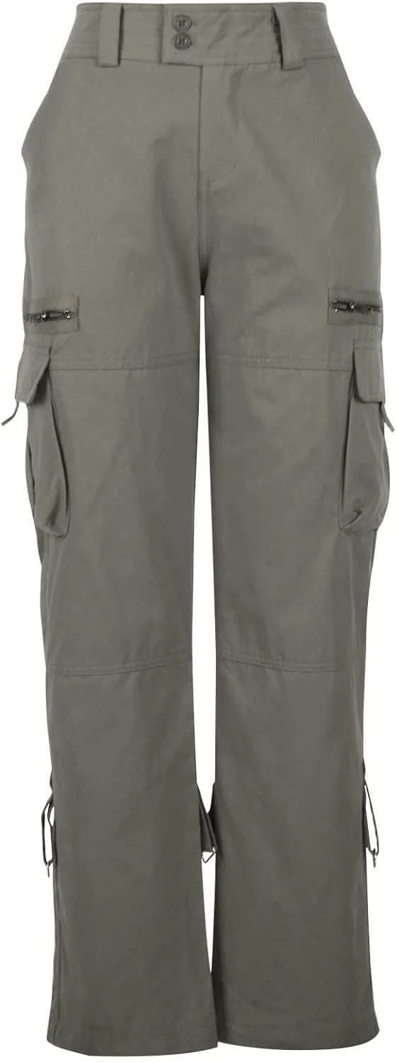 Bengbobar Cargo Pants Women Wide Leg Trousers Women Y2k Fashion Pants Straight Casual Pants Tactical Trousers with Pockets
