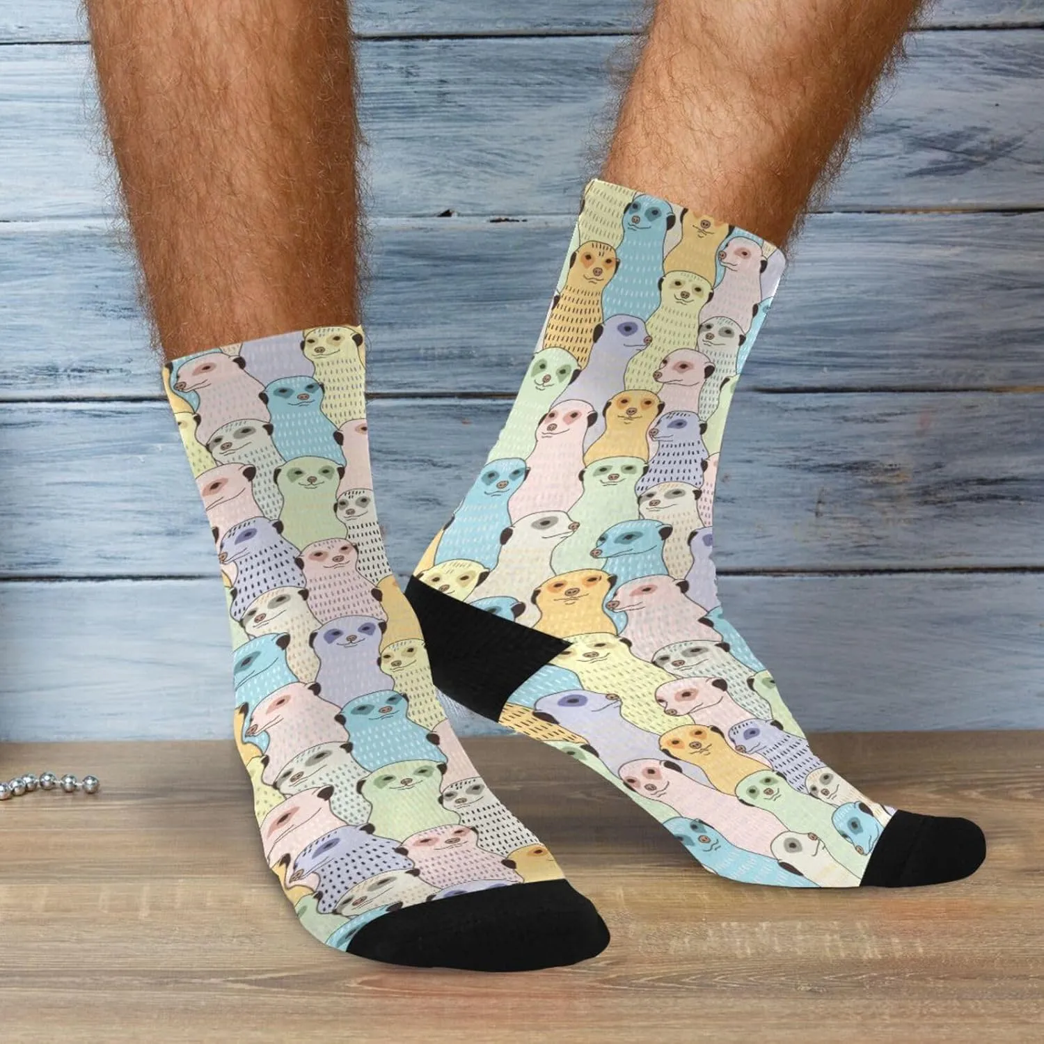 BGXW Fun Crew Socks For Men Women Funny Novelty Crazy Crew Socks Casual Dress Socks