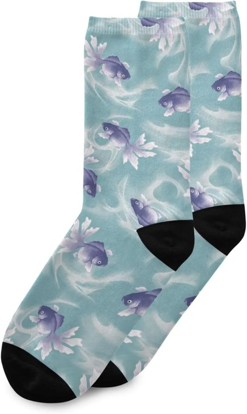 BGXW Fun Crew Socks For Men Women Funny Novelty Crazy Crew Socks Casual Dress Socks