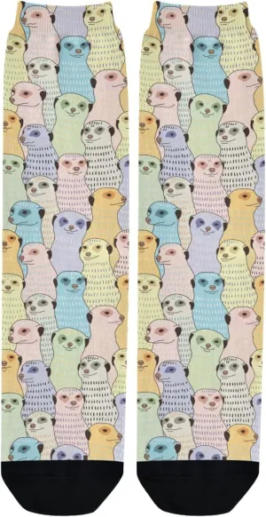 BGXW Fun Crew Socks For Men Women Funny Novelty Crazy Crew Socks Casual Dress Socks