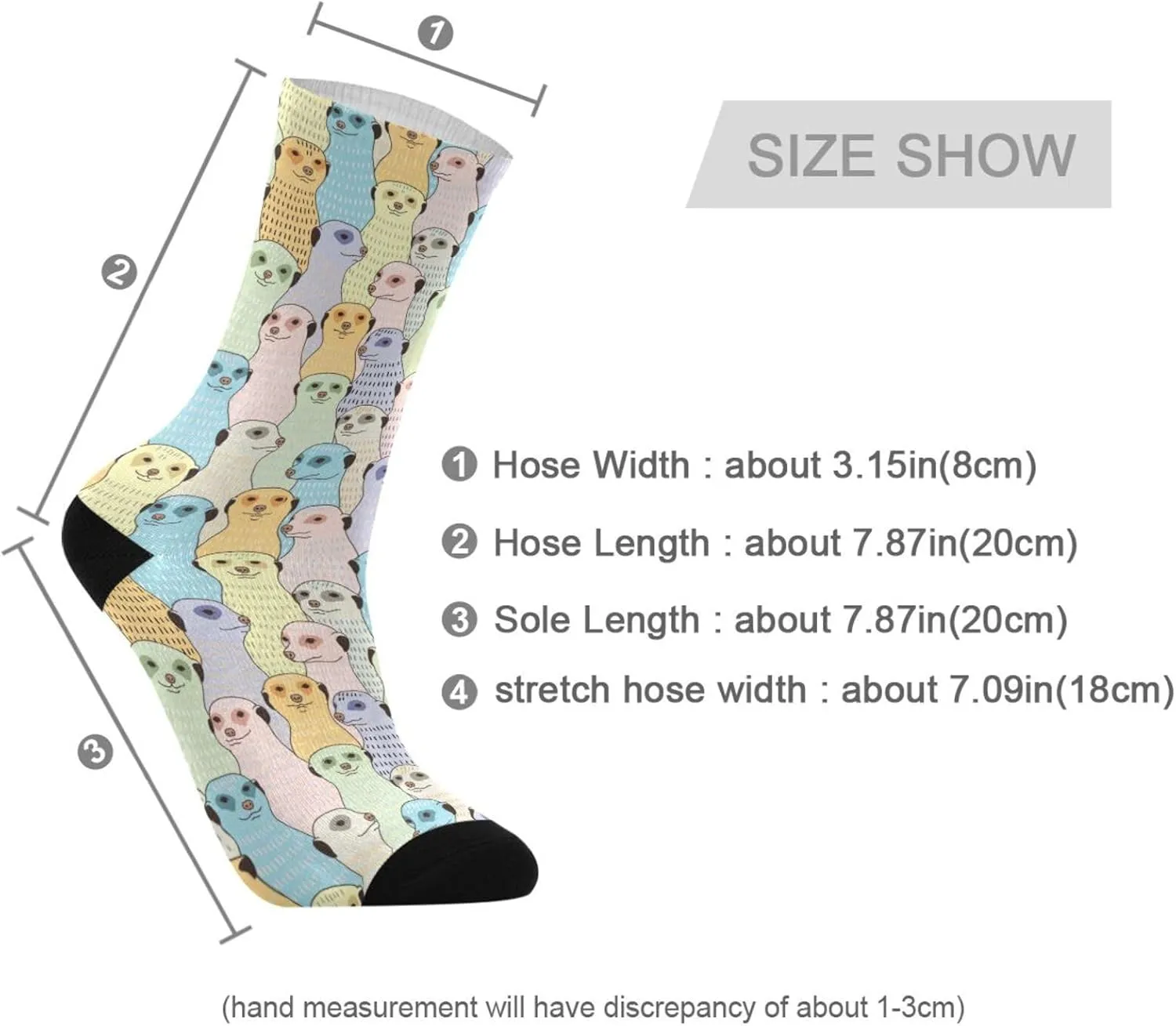 BGXW Fun Crew Socks For Men Women Funny Novelty Crazy Crew Socks Casual Dress Socks