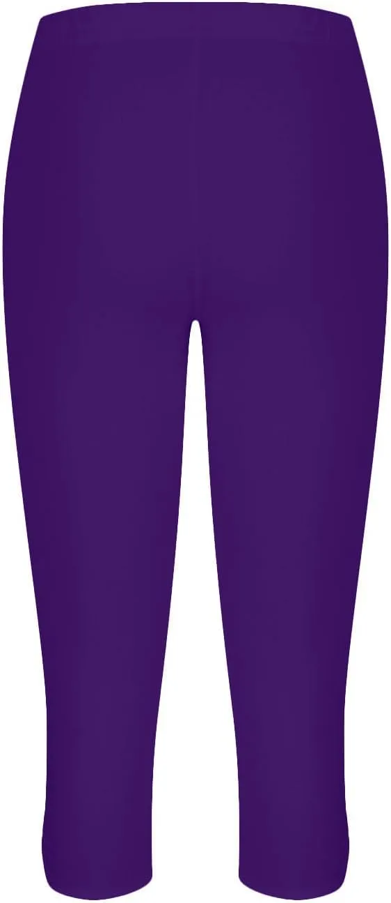 BOXIACEY Capri Leggings for Women 2025 High Waisted Yoga Capris Stretch Knee Length Leggings Cutout Workout Leggings