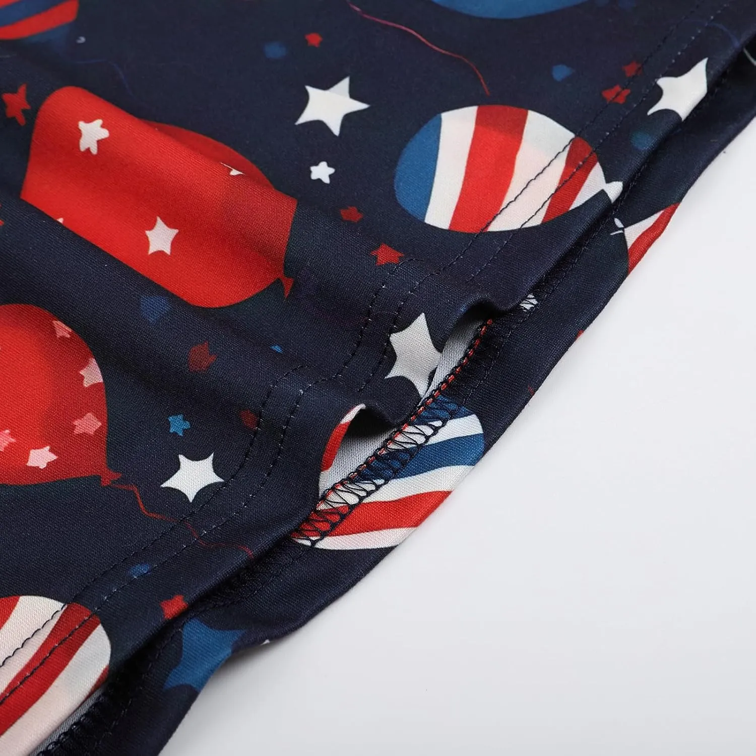 Boys Girls 3D Graphic 4th of July Shirts Funny American Flag Tshirts Kids Short Sleeve Tees 5-12 Years