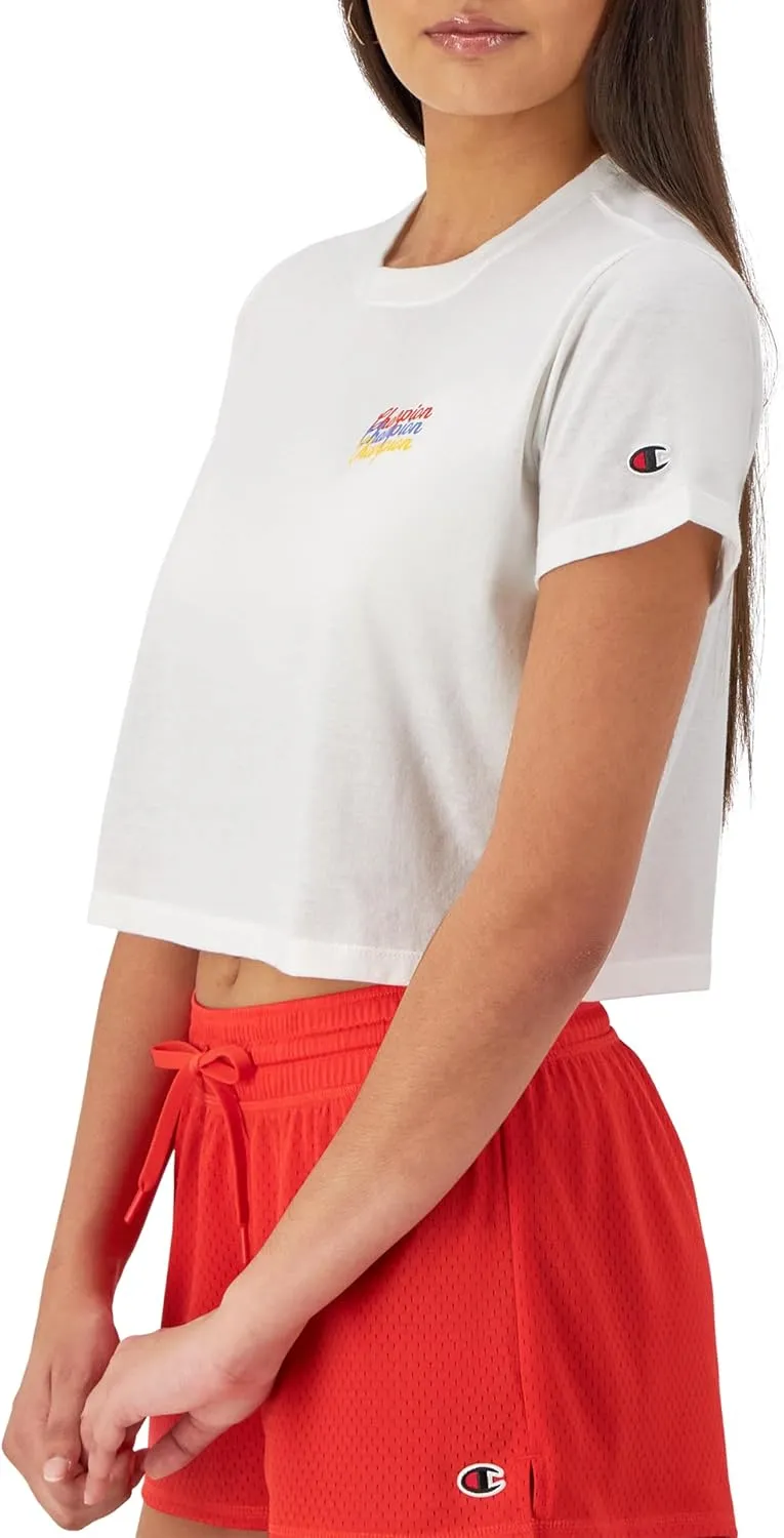 Champion Women'S Tshirt Tailgate Tshirt Comfortable Lightweight Graphic T-Shirt For Women