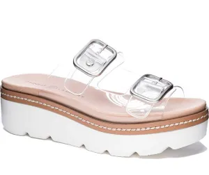 Chinese Laundry Women's Surfs Up Clear Vinyl
