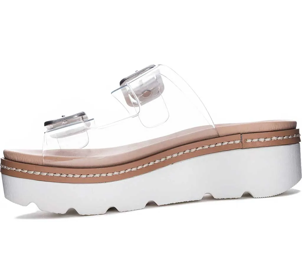 Chinese Laundry Women's Surfs Up Clear Vinyl