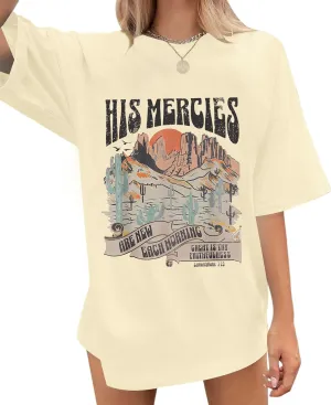 Christian Tshirts Women Oversized Inspirational Christians Faith Tshirts Bible Verse Casual Religious Tee Tops
