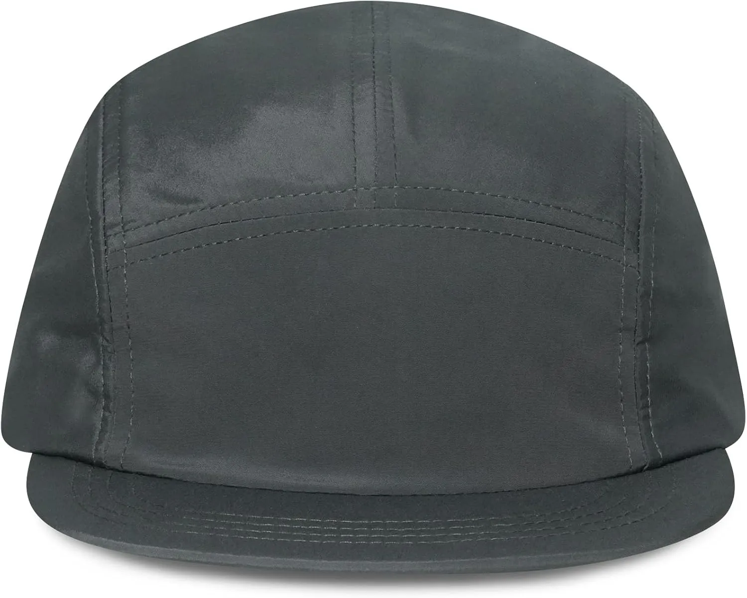 CLAPE Quick Dry 5 Panel Hat, UV Protection Short Flat Bill Baseball Cap Ajustable Unstructured Camper Hat for Outdoor Sport