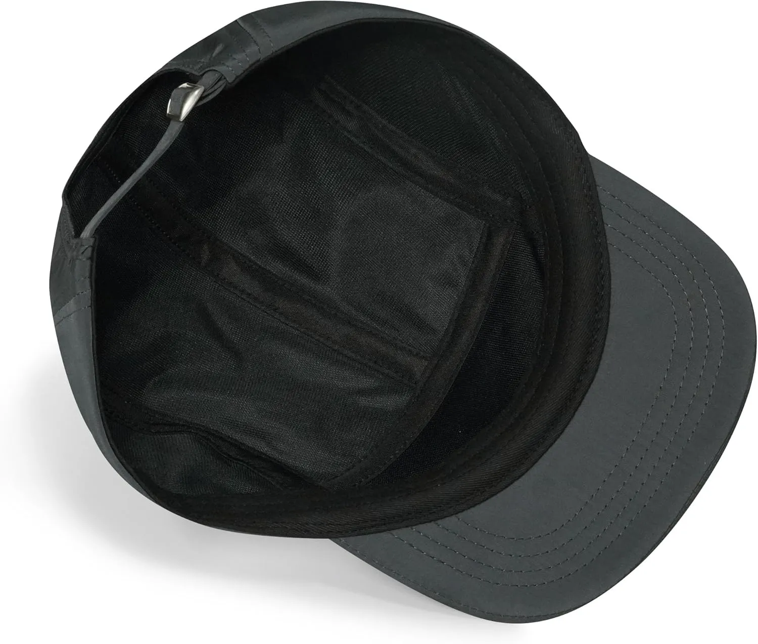 CLAPE Quick Dry 5 Panel Hat, UV Protection Short Flat Bill Baseball Cap Ajustable Unstructured Camper Hat for Outdoor Sport