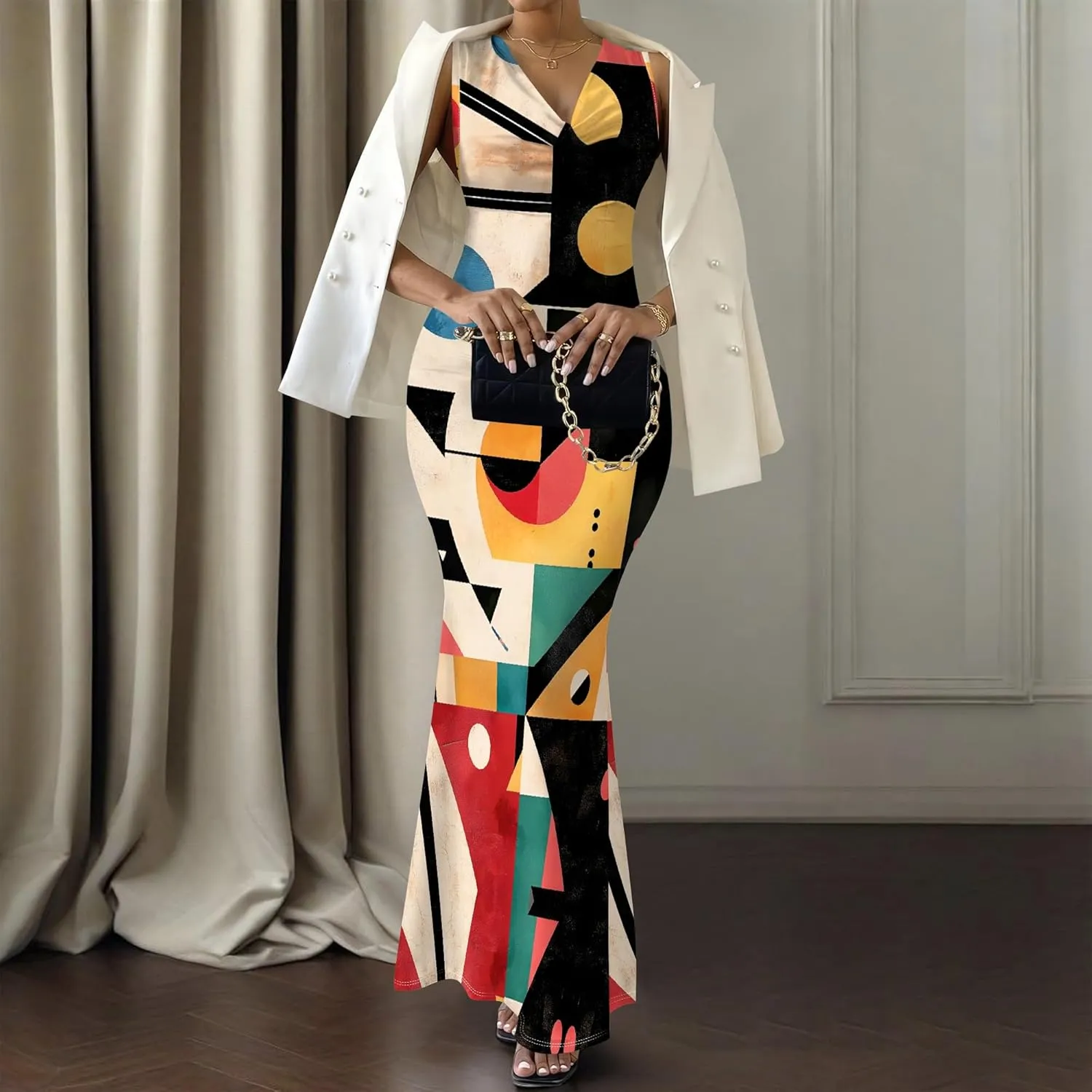 Elegant Women Summer Fashion Sexy Dress Casual Sleeveless Bodycon Mini Sundress Pencil Curve Party Evening Dress