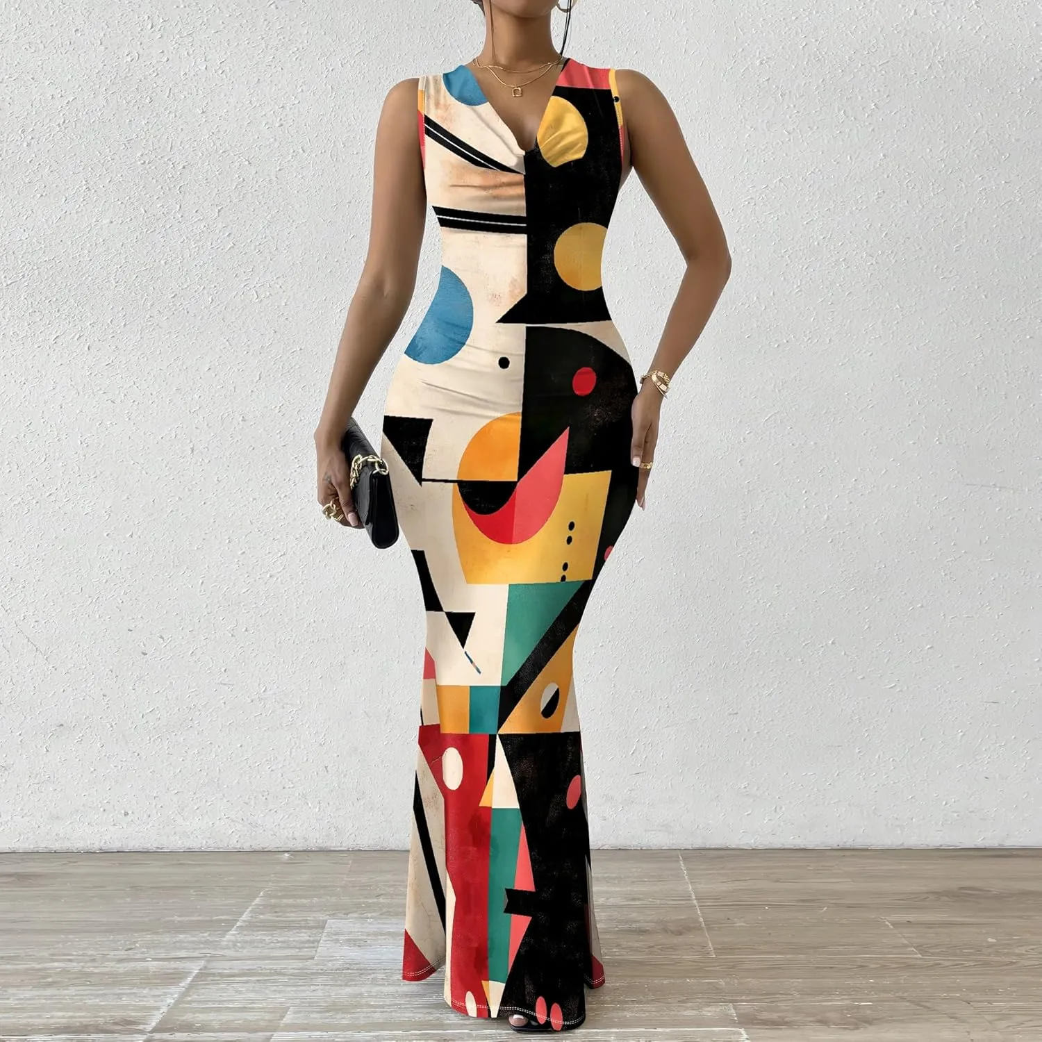 Elegant Women Summer Fashion Sexy Dress Casual Sleeveless Bodycon Mini Sundress Pencil Curve Party Evening Dress