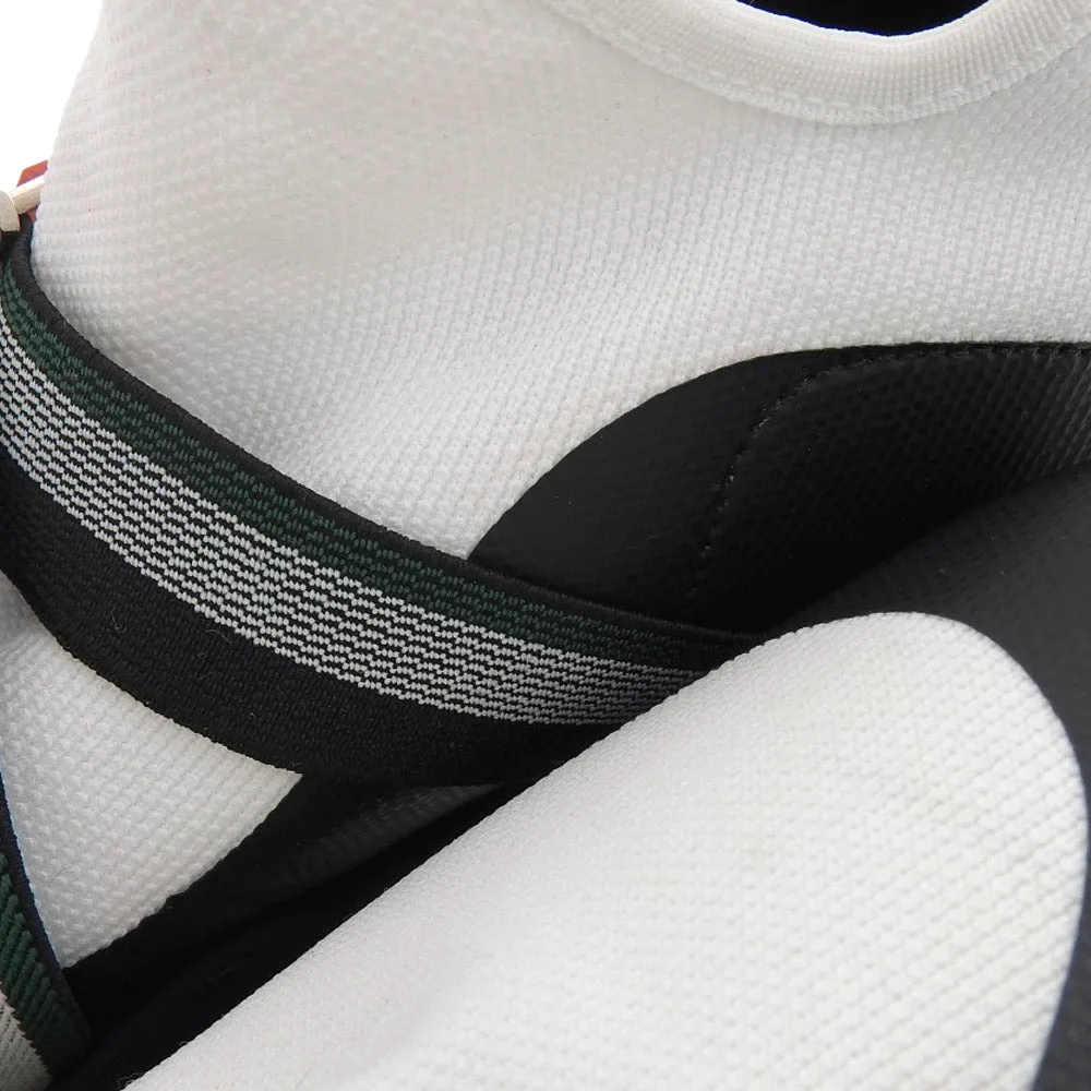 Fendi Canvas Belt Sneakers Black White