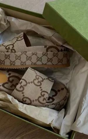 GG Platform Sandals