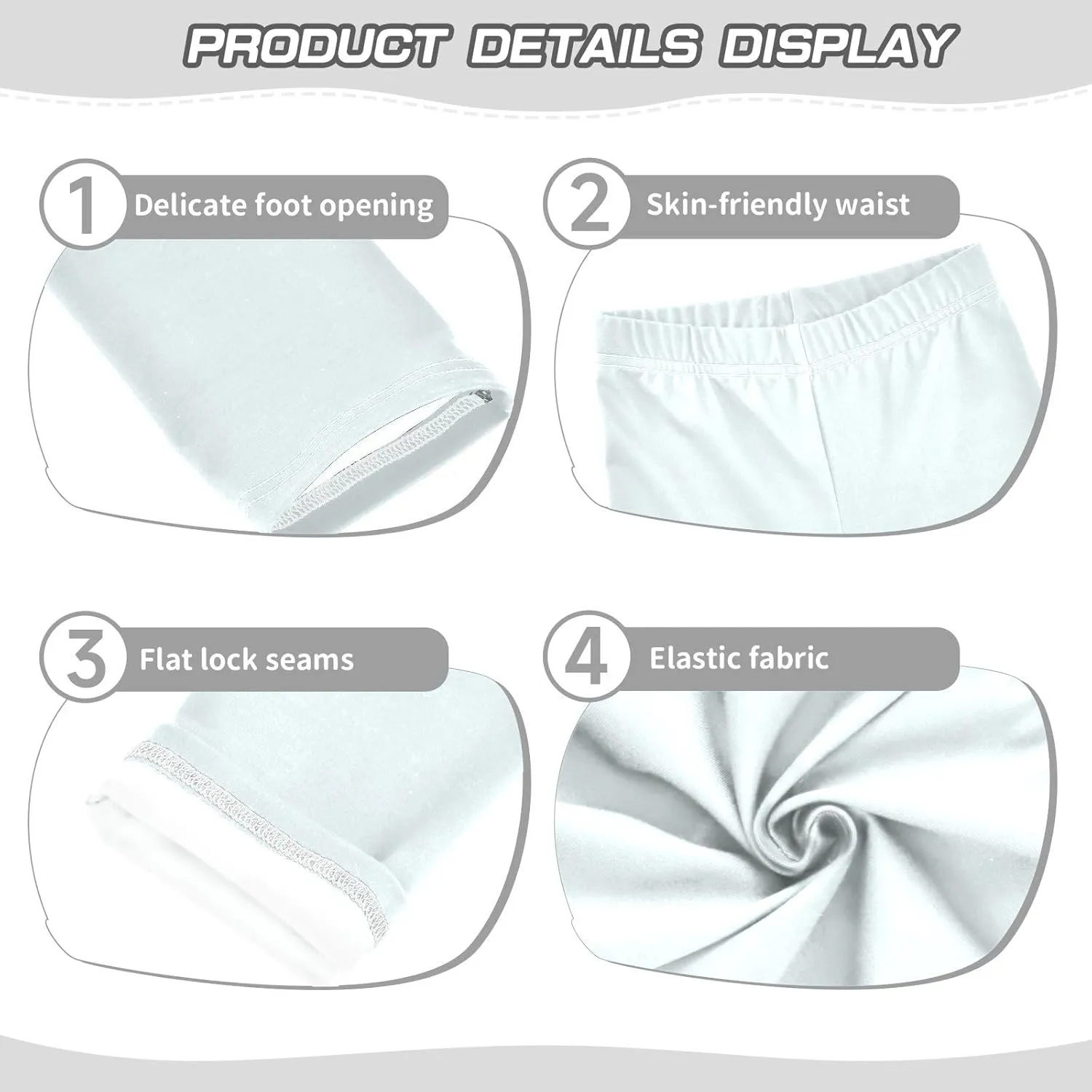 Girls Leggings Solid Toddler Footless Yoga Dance Pants Stretch High Waisted Leggings Size 4T -10Y
