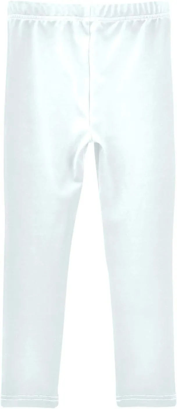 Girls Leggings Solid Toddler Footless Yoga Dance Pants Stretch High Waisted Leggings Size 4T -10Y