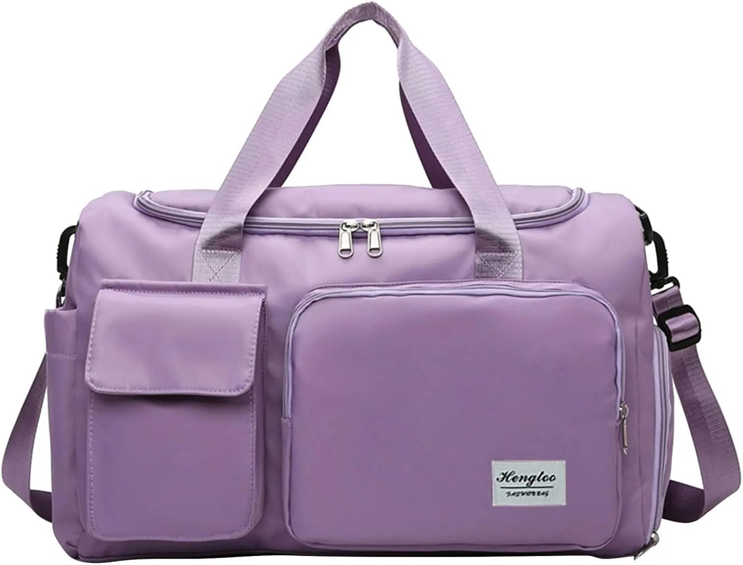 Gym Bag for Men with Shoes Compartment,28L Waterproof Duffel Bag,Reusable Duffle Bag for Sports Travel Workout Yoga