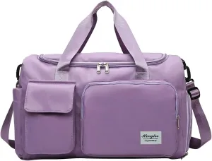 Gym Bag for Men with Shoes Compartment,28L Waterproof Duffel Bag,Reusable Duffle Bag for Sports Travel Workout Yoga