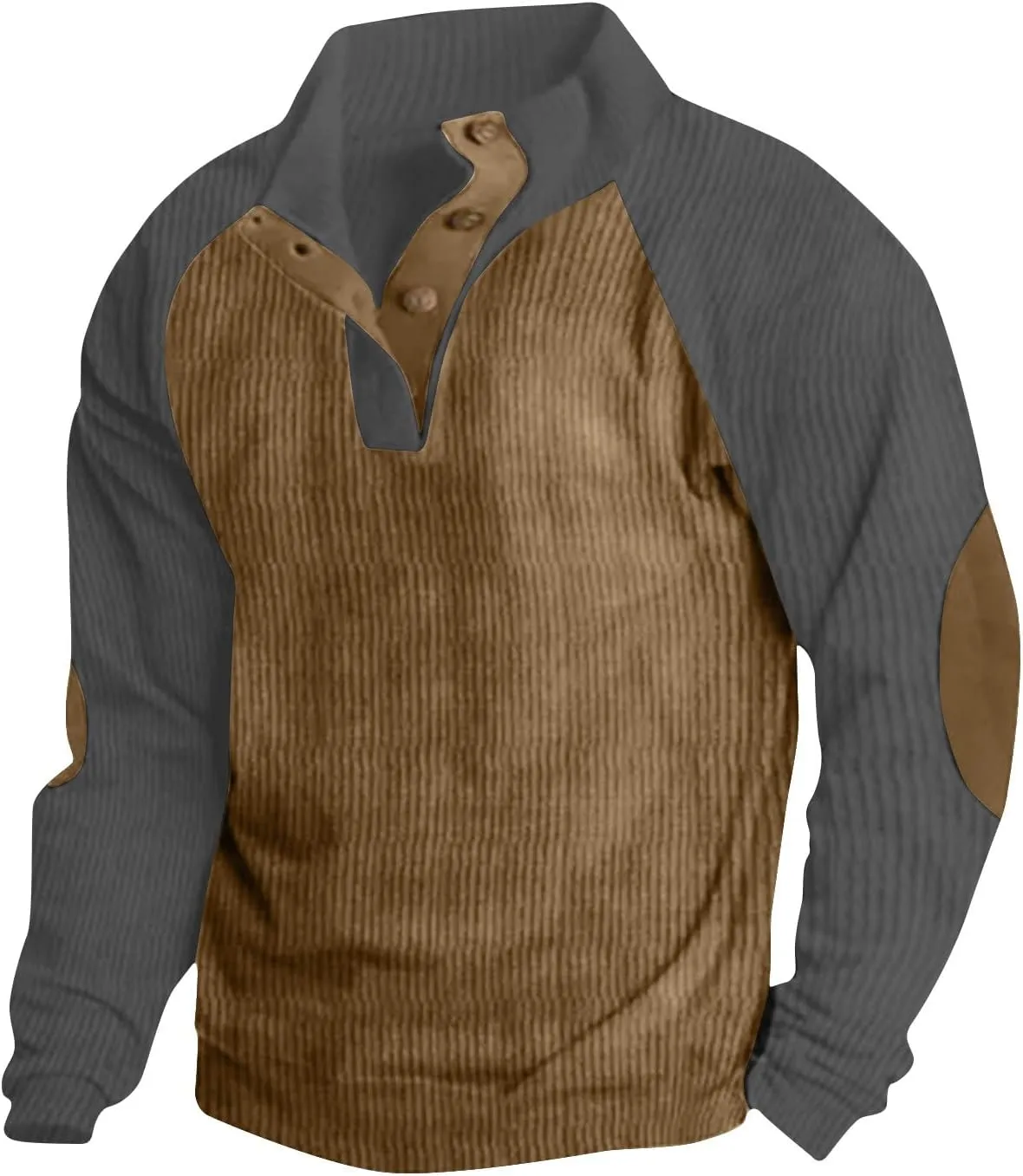 Man Fashion Casual Sports Stand Collar Button Patchwork Short Sleeve Stand-up Collar Blouse Shirt Tops 2024 Mens