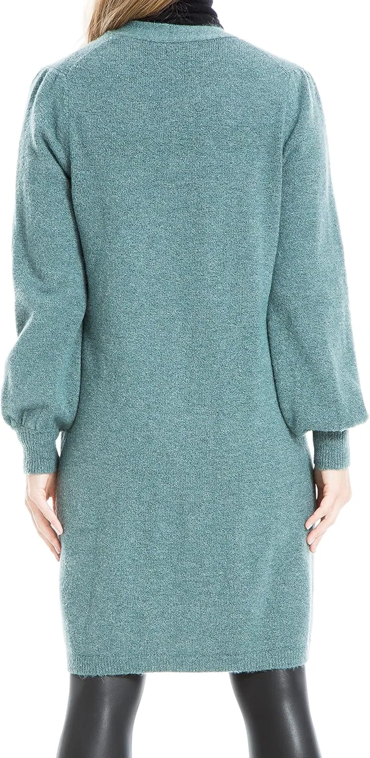 Max Studio Women's Long Open Front Sweater Cardigan Cozy Solid Staple Outwear Coats
