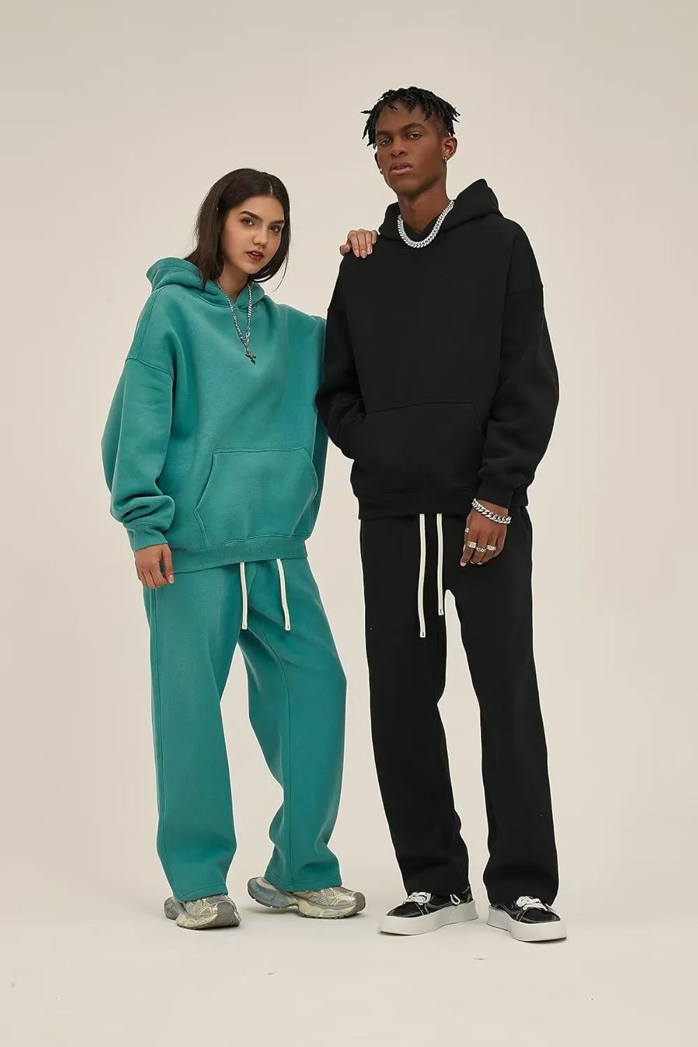 Men Hoodies Long Sleeve Pocket Casual Fleece Sweatshirt Mens Hip-Hop Pullovers Unisex