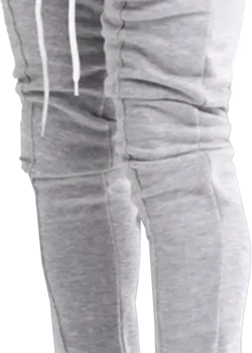 Men Y2K Stacked Flared Sweatpants Athletic Casual Loose Fit Sweatpants Big and Tall Drawstring Running Pants
