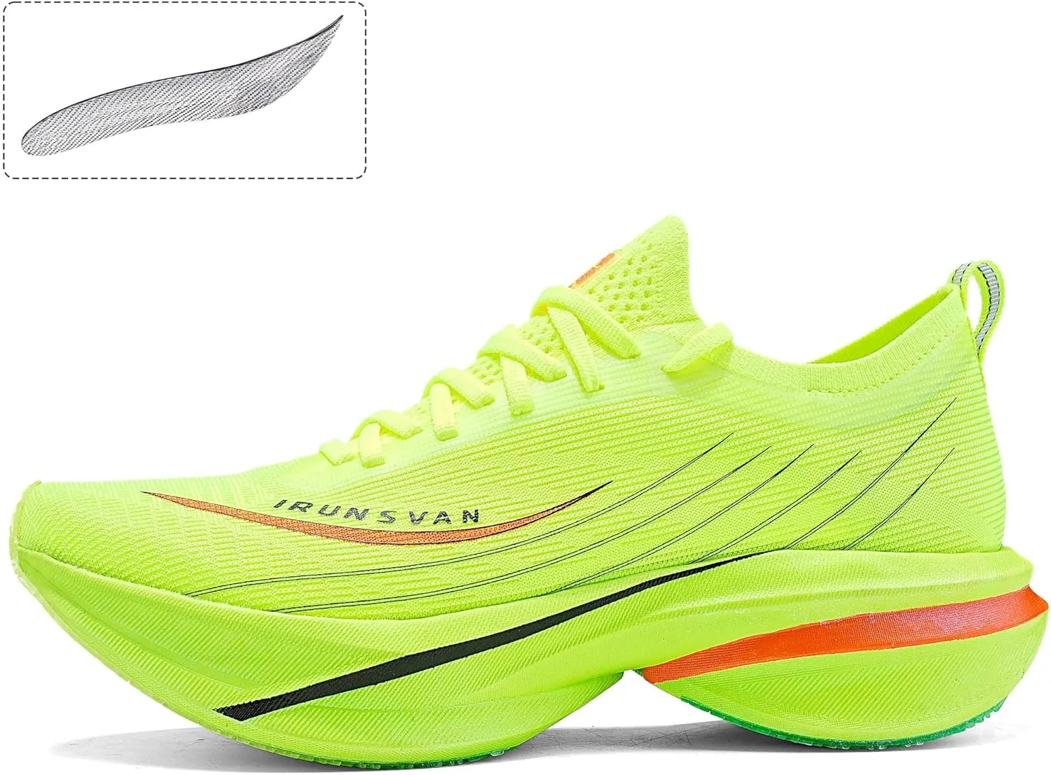 Men's and Women's Carbon Plate Running Shoes – Lightweight Breathable Sneakers for Training, Walking, Gym, Commuting – Supportive Athletic Footwear