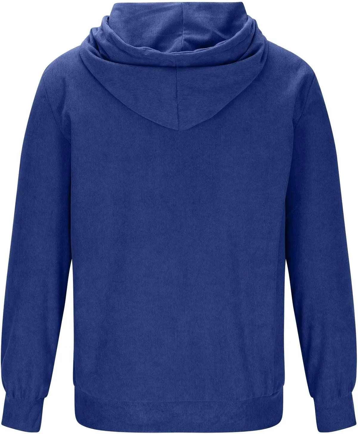 Mens Hooded Sweatshirt Long Sleeve Casual Corduroy Drawstring Pullover Hoodies with Pocket,2024 Tall and Big Tops