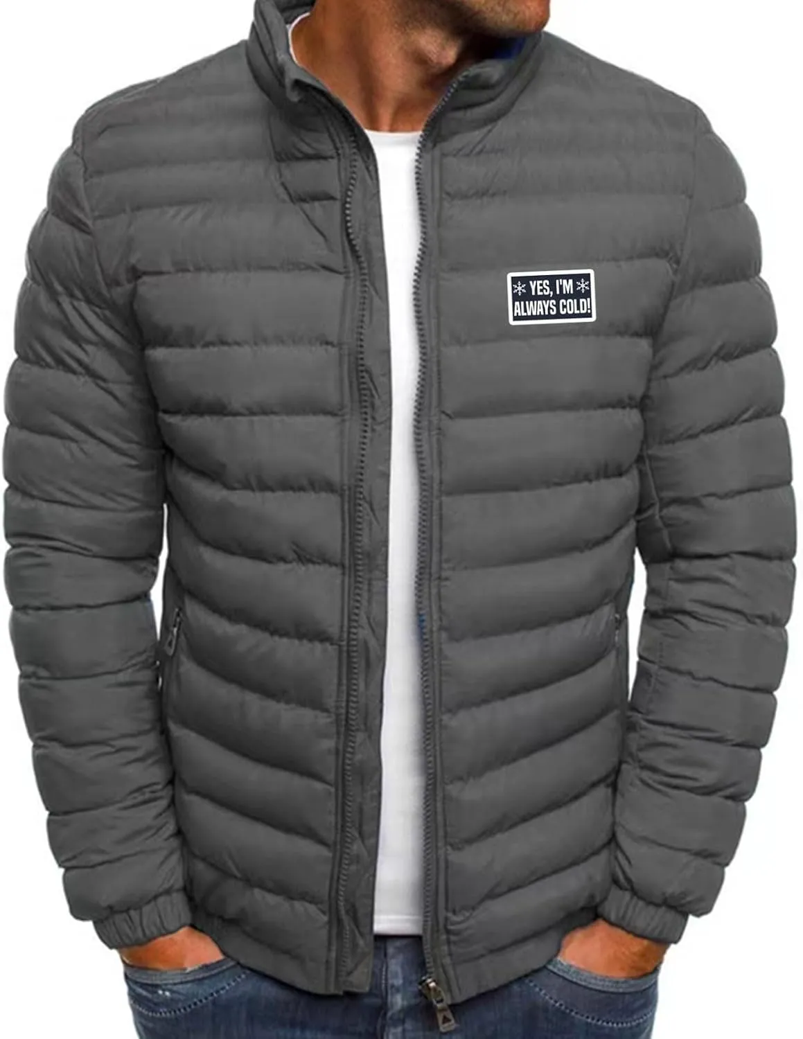 Men's Lightweight Puffer Jacket Hooded Water Resistant Warm Winter Down Jackets for Snow Ski Travel Outdoor Coat