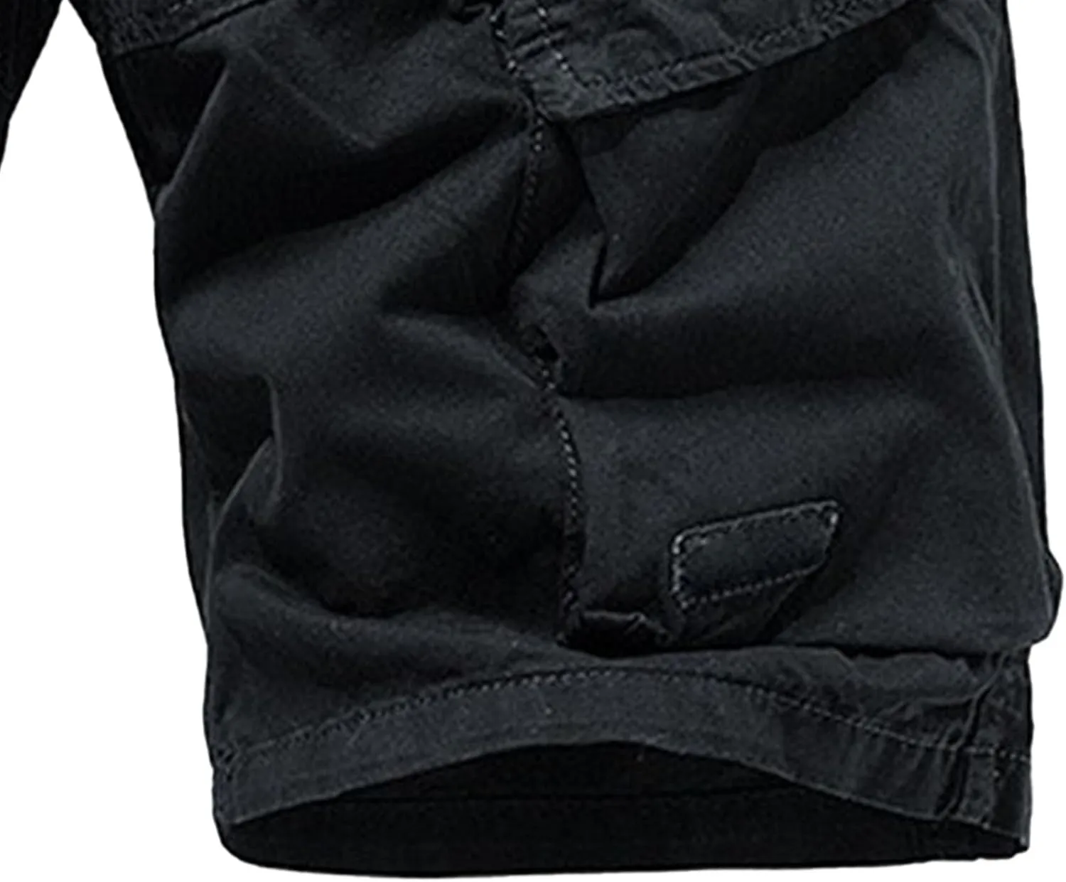 Men's Military Cargo Jean Trunk Outdoor Twill with Pockets Shorts Relaxed Fit Elastic Camo Short Pant
