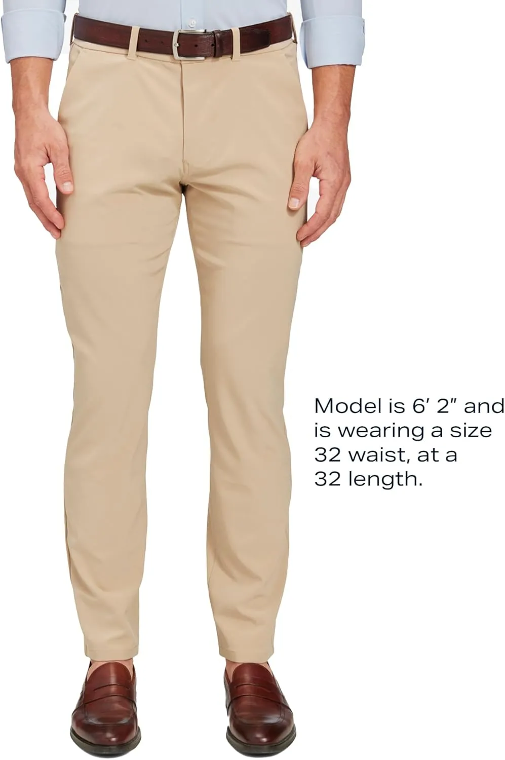 Mizzen Main Men's Helmsman Chino Pant, Athletic Tapered Fit, Wrinkle-Resistant, Moisture Wicking, Four-Way Stretch