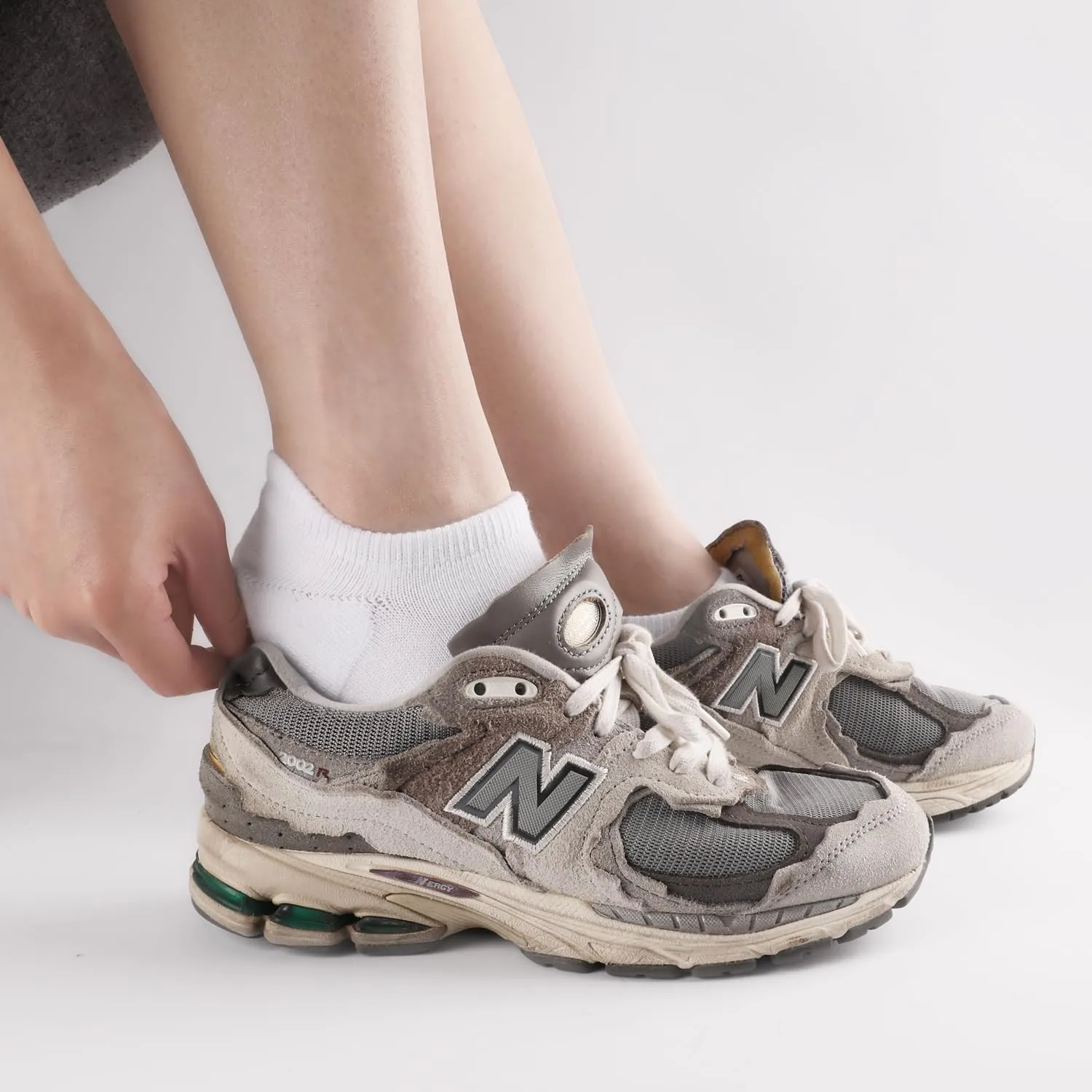 No Show Ankle Socks Cotton Thin,Non Slip Low Cut Socks For Women,Invisible Athletic Sock Running 6/8 Pairs