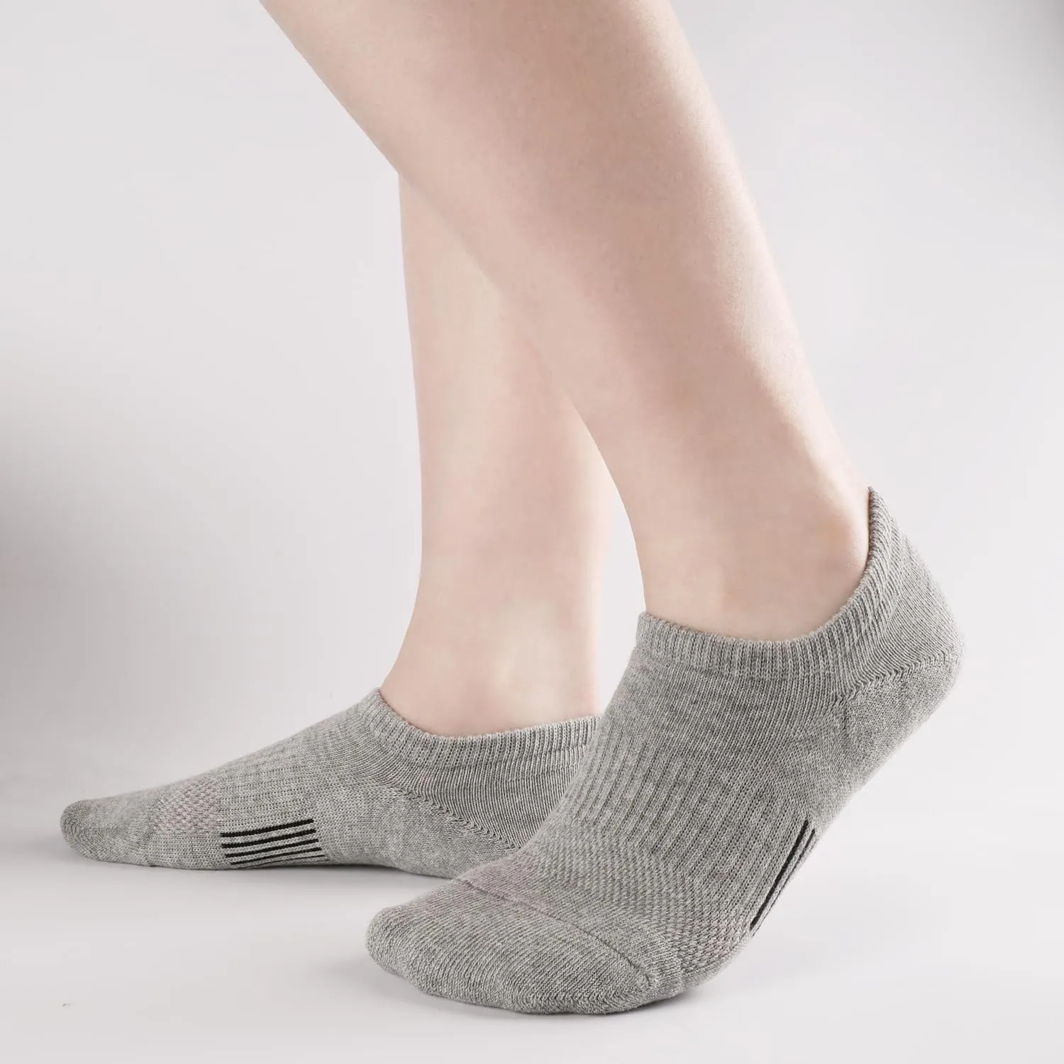 No Show Ankle Socks Cotton Thin,Non Slip Low Cut Socks For Women,Invisible Athletic Sock Running 6/8 Pairs