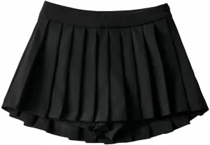 Pooyikoi Womens Sexy Mini Skirts High Waisted Pleated Tennis Skirt A-Line Skater Skirts Lining Shorts Pleated