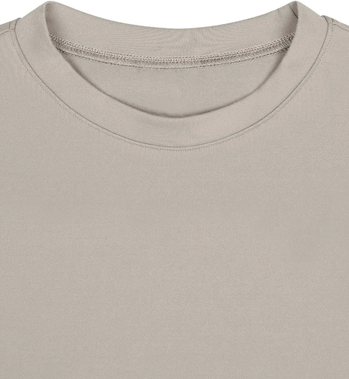 REORIA Womens Summer Crewneck Short Sleeve Cotton Tunic Tops Loose Fit Solid T Shirts 2025 Basic Tees