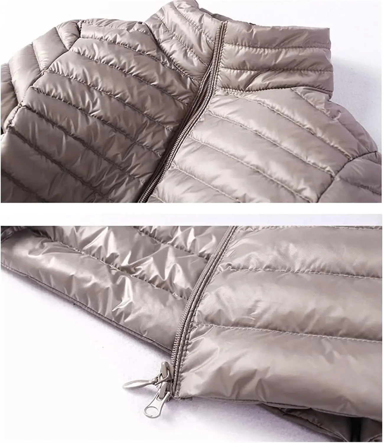 SaoBiiu Women Down Jackets Ultra Light Winter Coat Long Puffer Jacket Slim Parkas