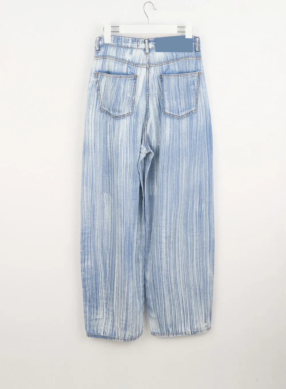 Stripe Baggy Jeans CU302