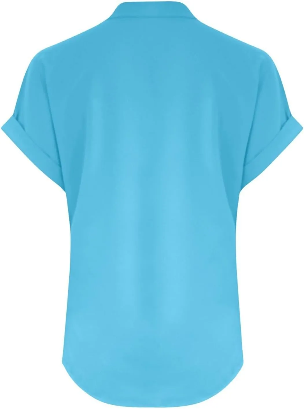 Summer Cotton Linen Shirts for Women 2025 Button Down Short Sleeve V Neck Shirts Solid Color Comfy Blouses Tunic Tops