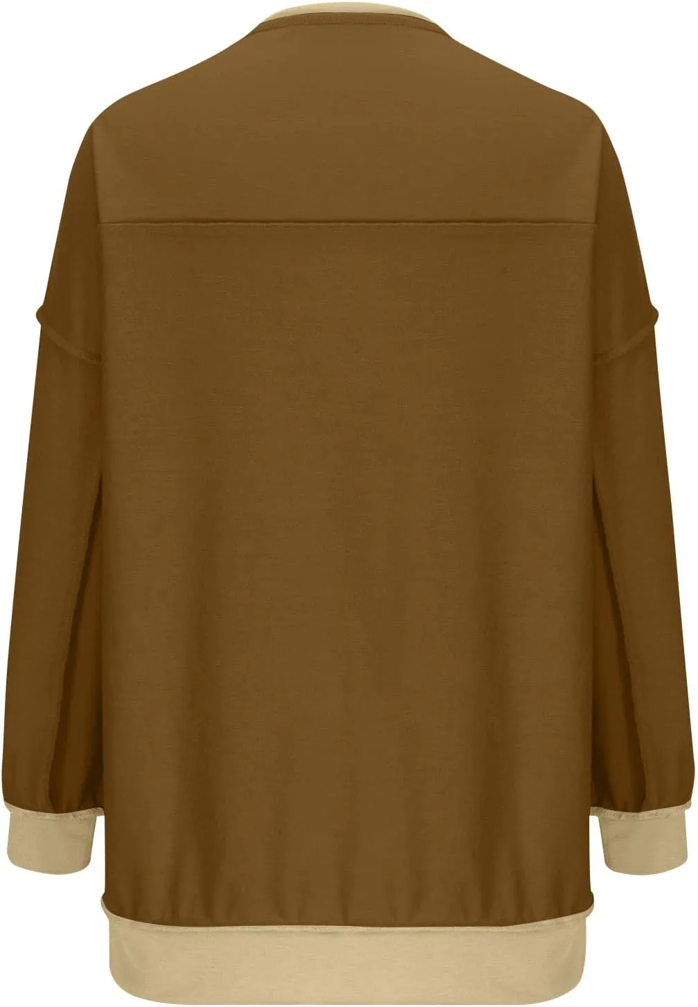 Sweatshirt for Women Oversized Crewneck Side Slit Long Sleeve Pullover Shirts Loose Fit Fall Fashion Trendy Hoodies
