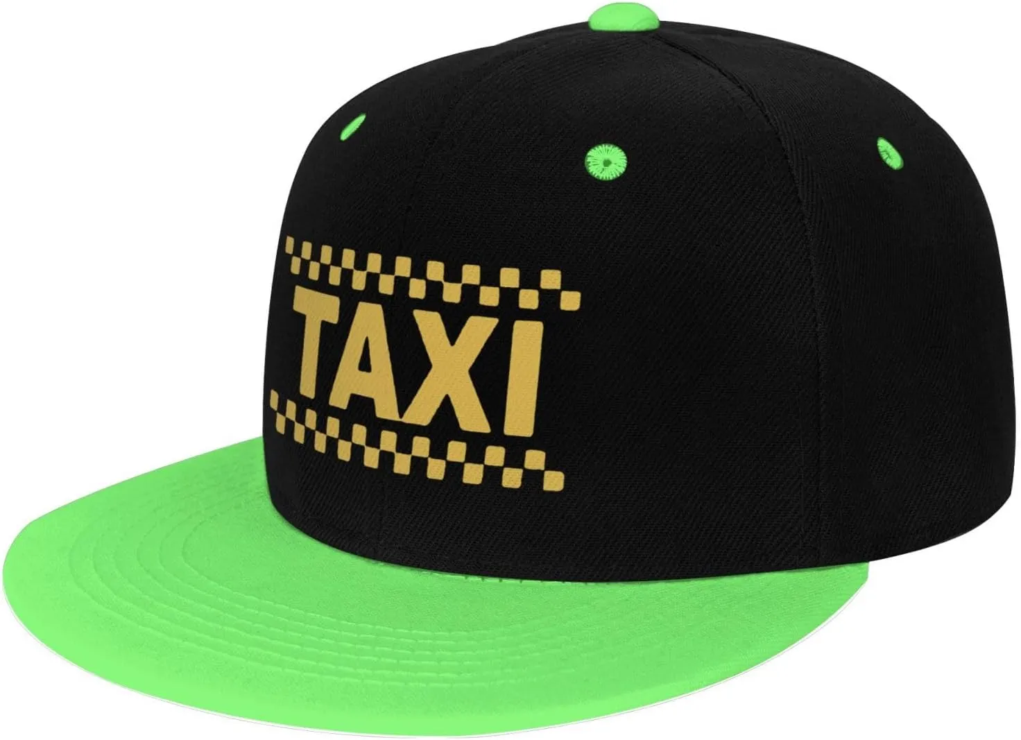 Taxi Driver Cab Flat Bill Hat Classic Adjustable Hip Hop Style Flat Bill Hat for Kids Red