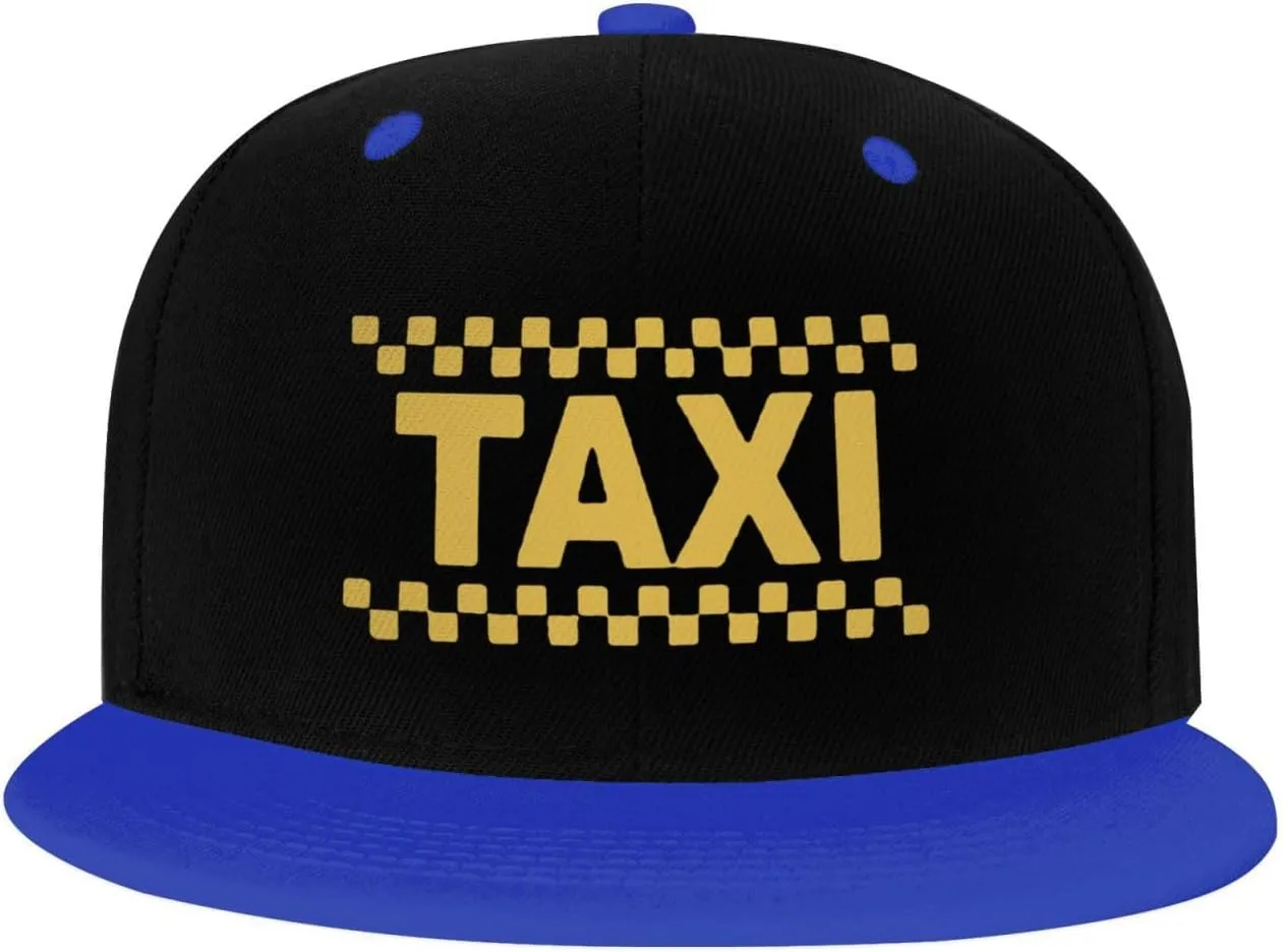 Taxi Driver Cab Flat Bill Hat Classic Adjustable Hip Hop Style Flat Bill Hat for Kids Red