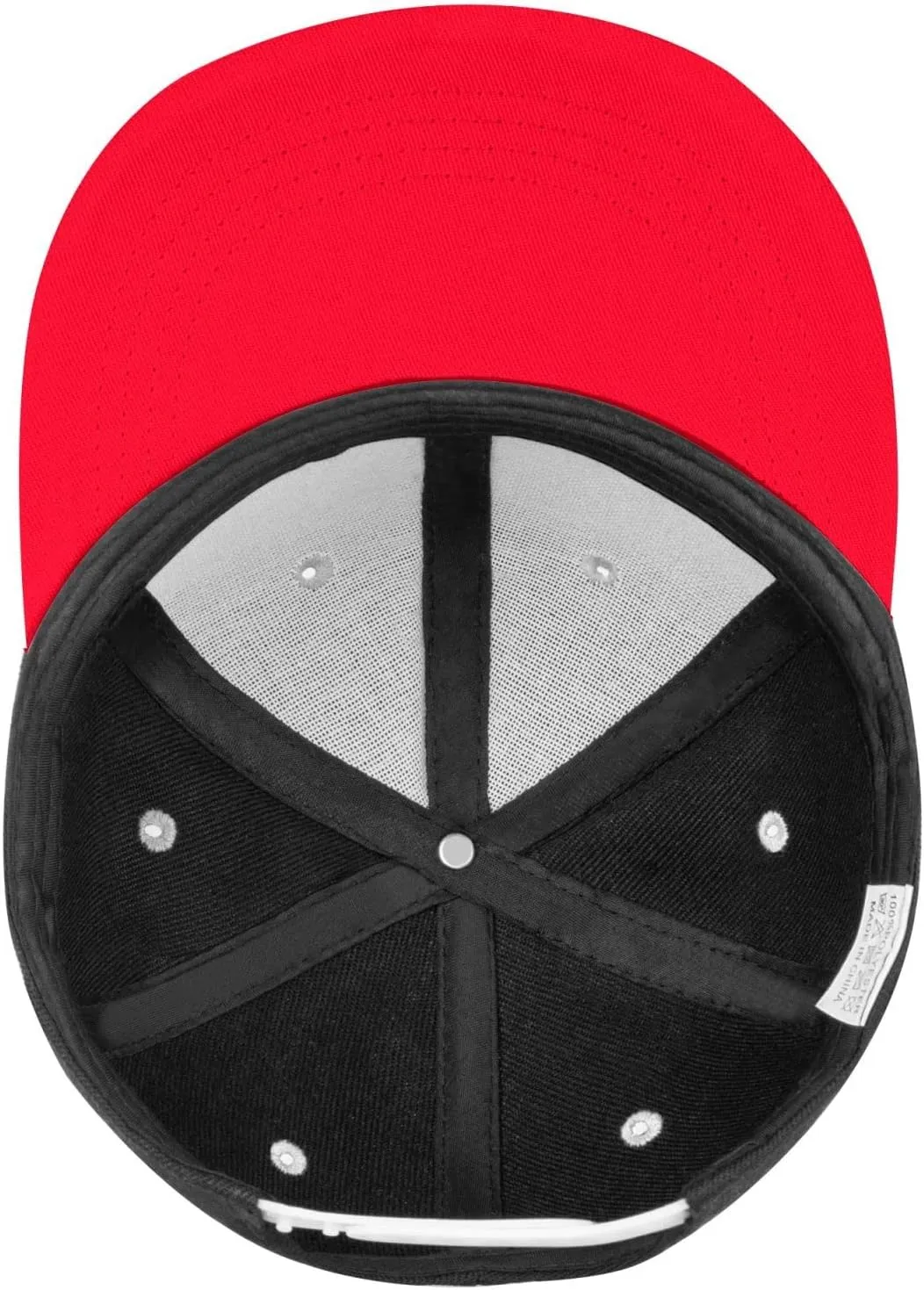 Taxi Driver Cab Flat Bill Hat Classic Adjustable Hip Hop Style Flat Bill Hat for Kids Red