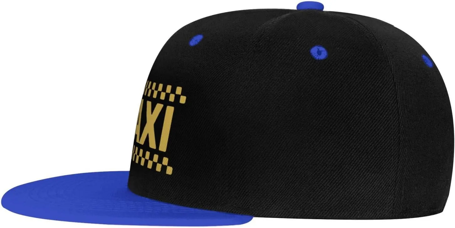 Taxi Driver Cab Flat Bill Hat Classic Adjustable Hip Hop Style Flat Bill Hat for Kids Red