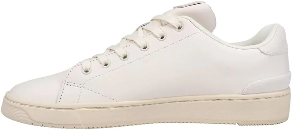 TOMS Mens Trvl Lite Leather Lace Up Sneakers Shoes Casual - Off White