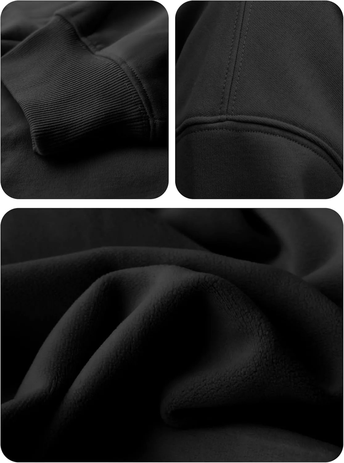 VIUTIL Womens Half Zip Sweatshirt Fleece Cropped Pullover with Thumb Hole Fall Trendy Clothes 2025