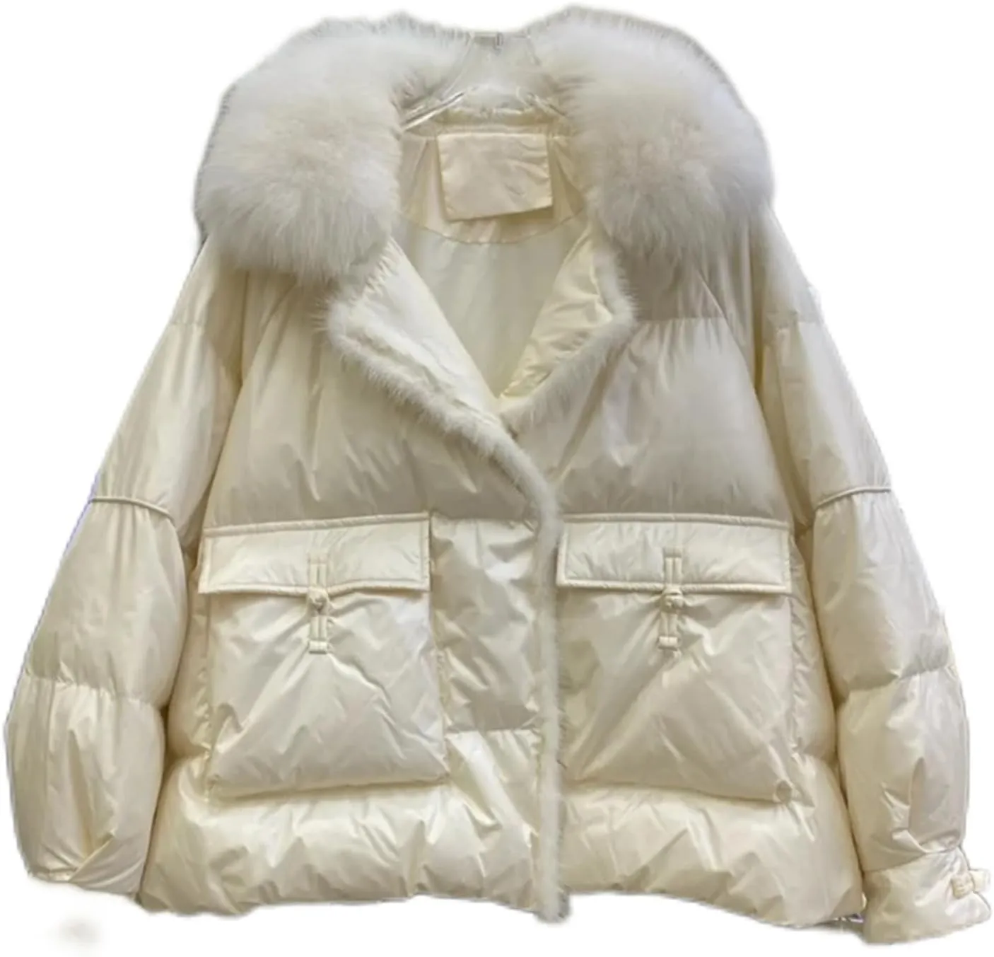 Women Down Jacket Short Puffer Coat Winter Warm Fashion Parkas